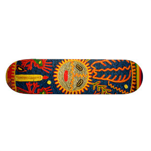 Skateboard Planche à roulettes d'esprit Huichol
