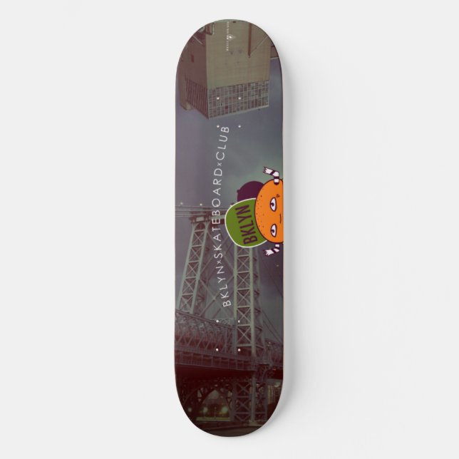 Skateboard Planche à roulettes d'hamburger de BKLYN (édition (Recto)
