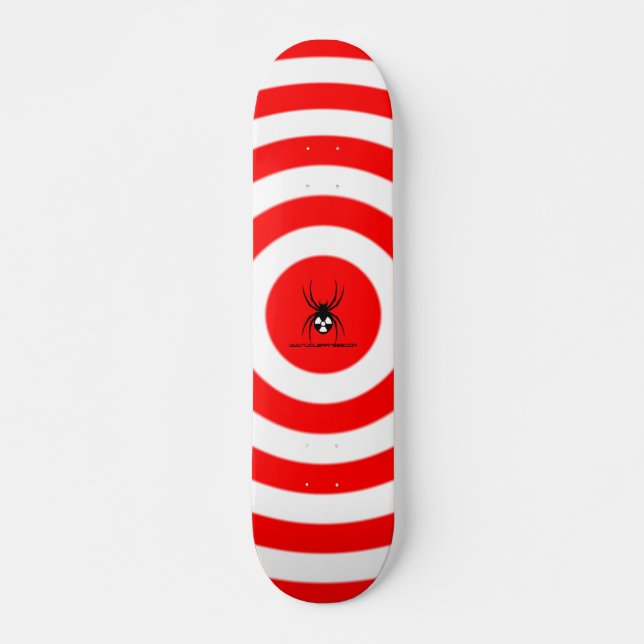 Skateboard "Planche à roulettes du casquette du chat" (Devant)