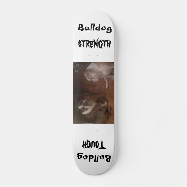 Skateboard Planche à roulettes dure de bouledogue (Recto)