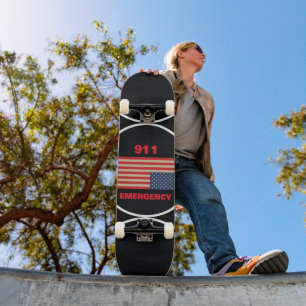 Skateboard Planche à roulettes d'urgence 911