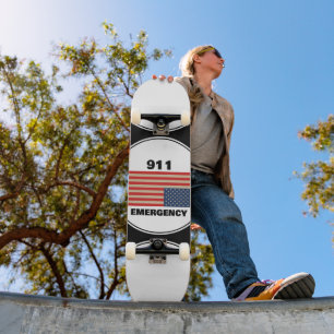 Skateboard Planche à roulettes d'urgence 911