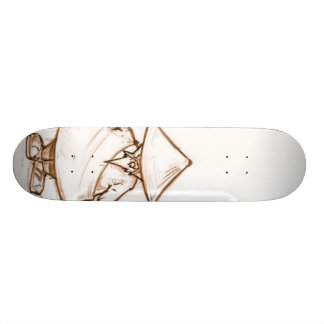 Skateboard Planche à roulettes en bambou