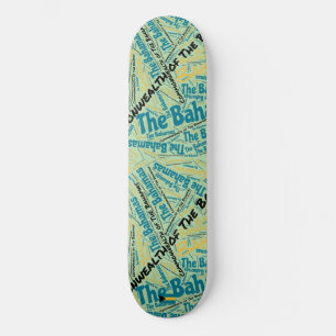 Skateboard Planche à roulettes en nuage de mots de la fierté