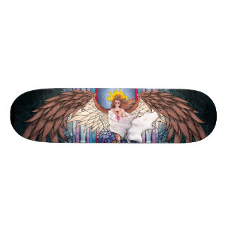 Skateboard Planche à roulettes en verre souillé