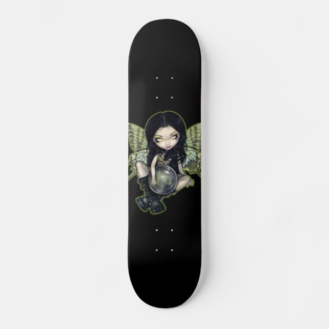 Skateboard Planche à roulettes féerique de goth de rouille (Recto)