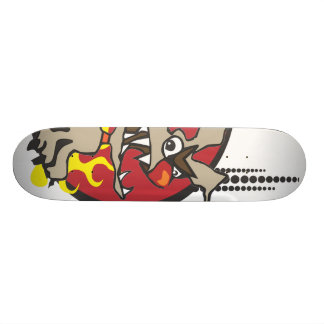 Skateboard Planche à roulettes folle de chien