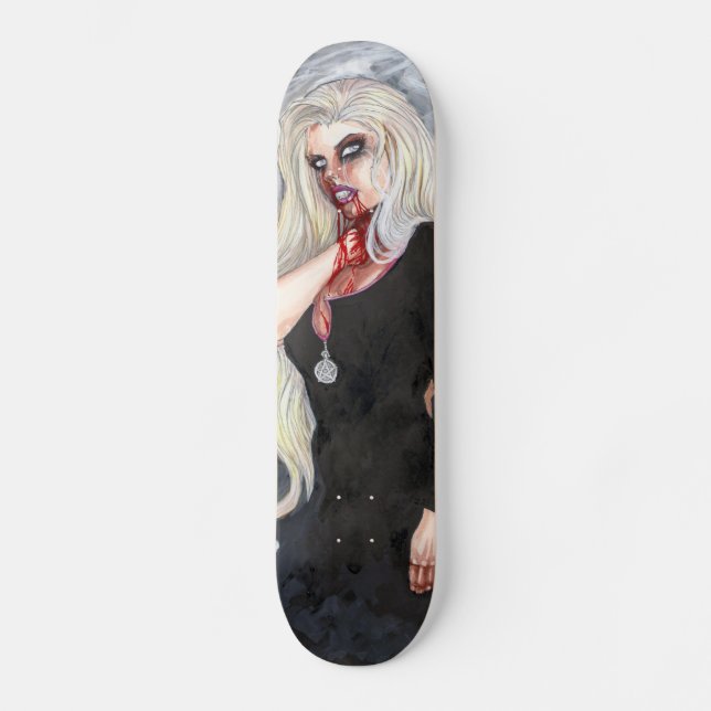 Skateboard Planche à roulettes foncée de cadeau (Recto)
