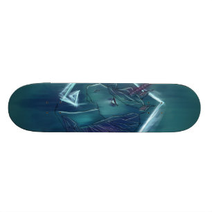 Skateboard Planche à roulettes fraîche de licorne de graffi