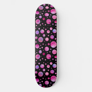 Skateboard Planche à roulettes Girly de point de polka