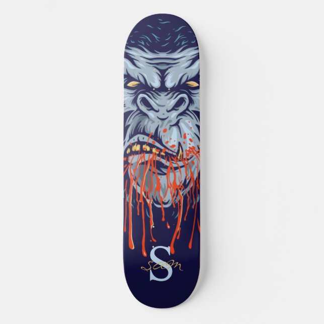 Skateboard planche à roulettes Great Ape Sketch Monogramme (Recto)