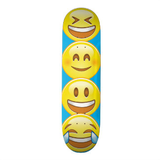 Skateboard Planche à roulettes heureuse d'Emoji