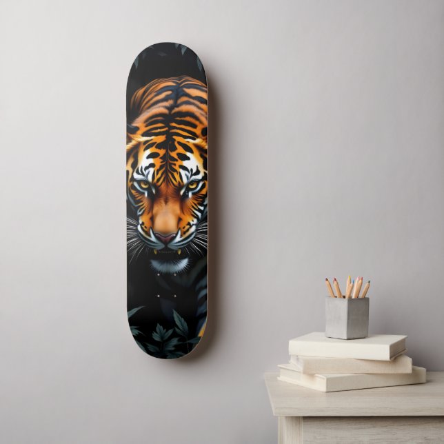 Skateboard Planche à roulettes Hunting Tiger (Art mural)