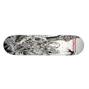 SKATEBOARD PLANCHE À ROULETTES MALVEILLANTE DE ZOMBI DE
