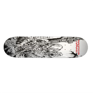 SKATEBOARD PLANCHE À ROULETTES MALVEILLANTE DE ZOMBI DE