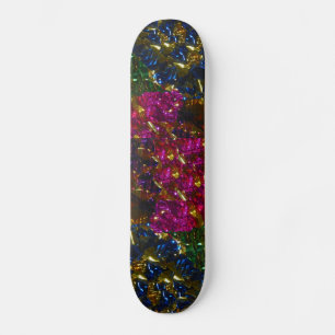 Skateboard Planche à roulettes multicolore de mélange