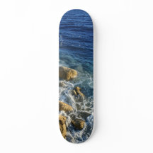 Planche à roulettes océan