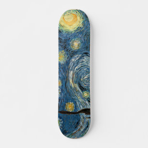Skateboard Planche à roulettes Oldschool de nuit étoilée de