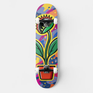 Skateboard Planche à roulettes Plante Carnivore – Conception