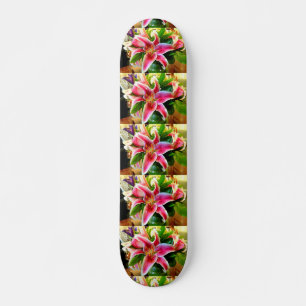 Skateboard planche à roulettes rose