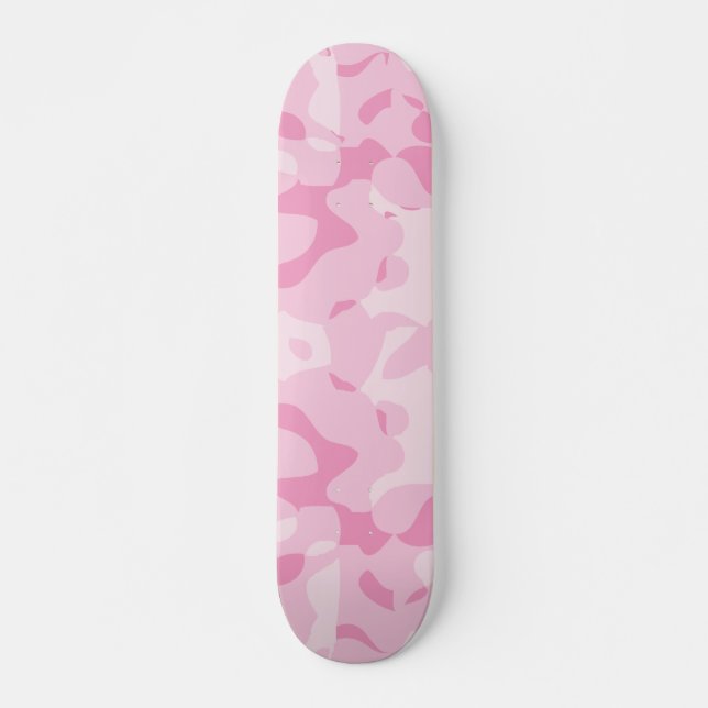 Skateboard Planche à roulettes rose de Camo (Devant)