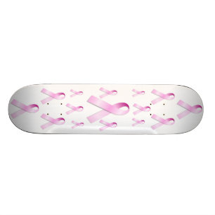 Skateboard Planche à roulettes rose de ruban