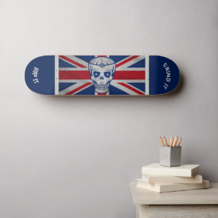 Skateboard Planche à roulettes Skull & Union Jack