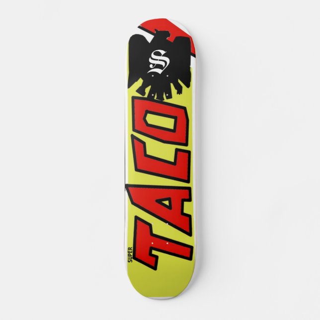 Skateboard Planche à roulettes superbe de taco (conception de (Recto)