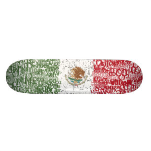 Skateboard Planche à roulettes textuelle du Mexique