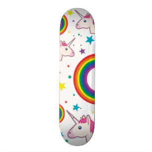 Skateboard Planche à roulettes Unicorne Emoji