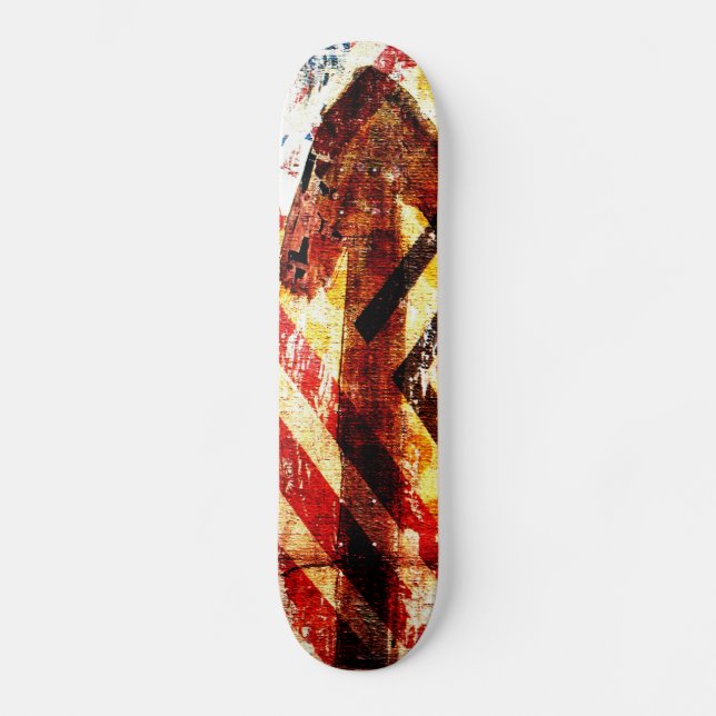 Skateboard planche à roulettes urbaine de graffiti (Recto)