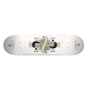Skateboard Planche à roulettes vintage de la Reine