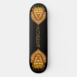 Skateboard planche à roulettes Vintage Élégant Lion King Crow
