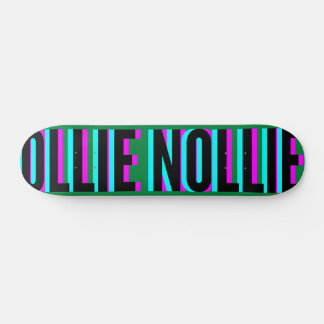 Skateboard Planche De Patinage cool Glitch Green Ollie Nollie