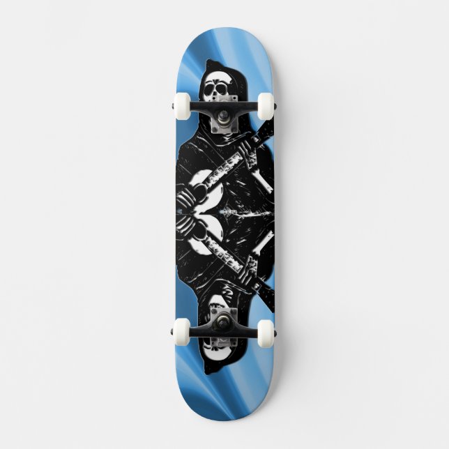 Skateboard Planche de patinage Guitar Skeleton (Recto)