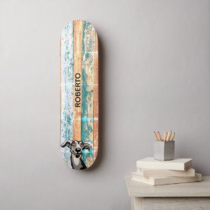 Skateboard Planche de skate en bois patiné