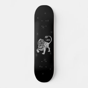 Skateboard Planche de skate-forme Leo Lion Silver Zodiac