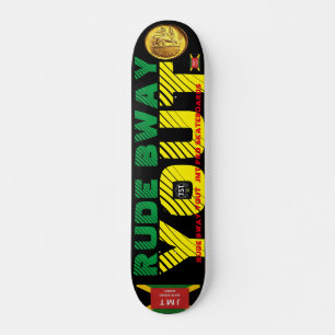 SKATEBOARD PLANCHE DE SKATE RUDE BWAY YOUT   JMT 7 3/4"