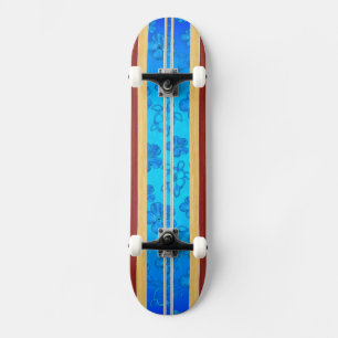 Skateboard Planche de surf en bois de Faux de Honu Hawiian