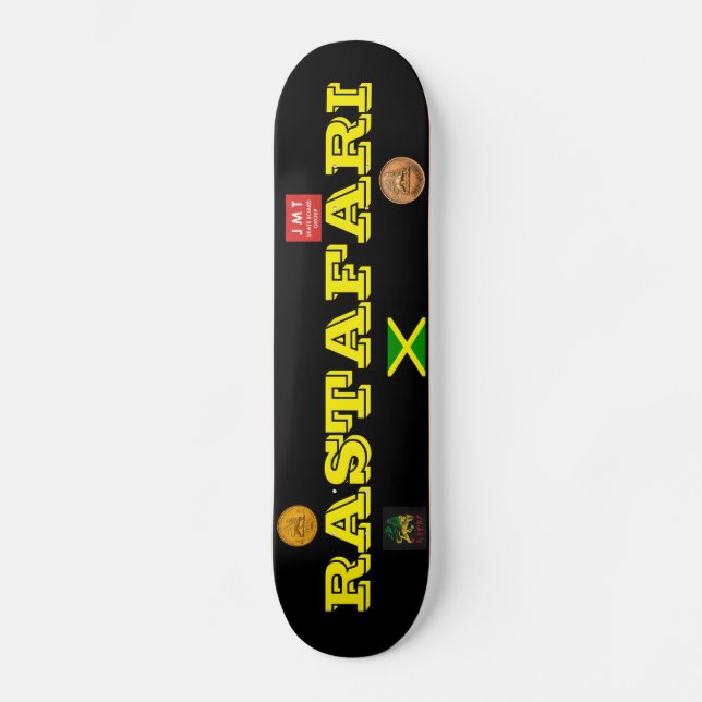 SKATEBOARD PLANCHER OFFICIEL RASTAFARI (Recto)