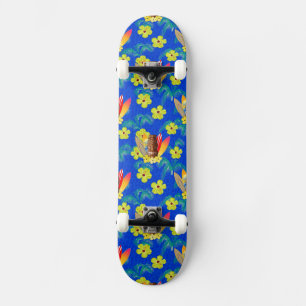 Skateboard Planches de surf et masque de Tiki