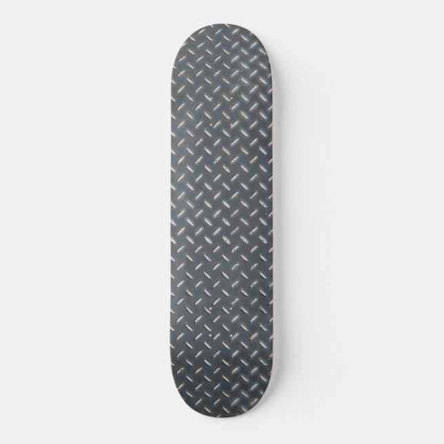 Skateboard Plat moderne de diamant en métal (Recto)