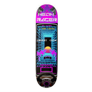 Skateboard Plate-forme au néon de planche à roulettes de