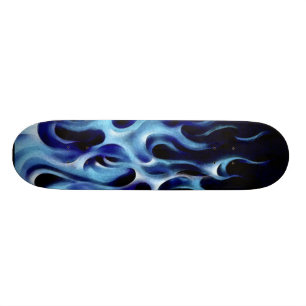 Skateboard Plate-forme bleue orientale de patin