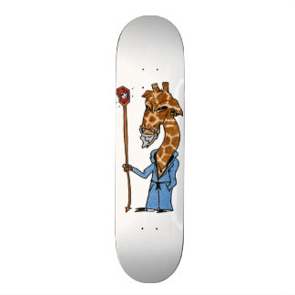 Skateboard Plate-forme cosmique de patin de girafe
