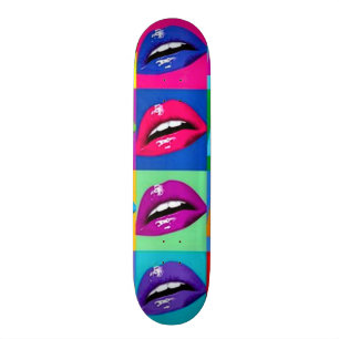 Skateboard Plate-forme d'art de bruit de lèvres
