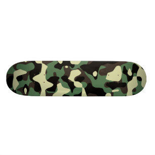 Skateboard Plate-forme de Camo 2 de région boisée