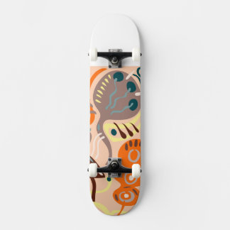 Skateboard Plate-forme de fleurs de paix