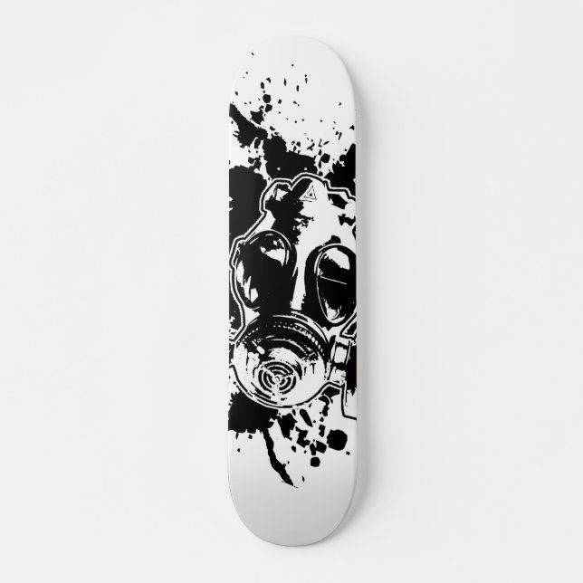 Skateboard Plate-forme de masque de gaz (Devant)