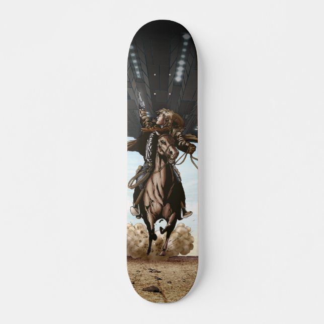 Skateboard Plate-forme de patin de cowboys et d'aliens (Devant)